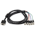 Pikkukuva 1 / 5: VGA-BNC-kaapeli RGBHV-näyttökaapeli VGA-RGB-kaapeli 3 metriä VGA-5BNC-kaapeli, Videokaapeli, HDTV Mo db