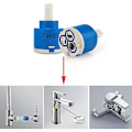 Miniatyrbilde 5 av 5: Sedal 40mm Keramisk Kraninnsats For Enkeltgrepsventil Erstatning [db]