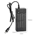 Miniatyrbilde 2 av 5: 42V 1.5-2A Elektrisk Sparkesykkel Lader Litium Batterilader for M365 Elektrisk Sparkesykkel Tilbehør (EU Plugg) [db] Black
