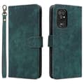 For Doro 8100 / 8200 Lommebok RFID PU Lær Telefon Deksel Stativ med Stropp [DB] Green
