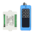Miniatyrbillede 1 af 5: Trådløs Fjernbetjeningsswitch DC 12v-36v 6-kanals Relæmodtagermodul 6 Kanaler {DB} 433MHZ