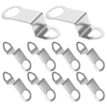 Pikkukuva 2 / 2: 10 kpl seinäkellokoukut kellokoneiston ripustin kelloliikkeen vaihtohaka db Silver 6X2.1CM