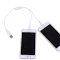 Miniatyrbild 2 av 5: 2-i-1 USB-kabel Micro USB Mini-USB till USB-kabel Snabbladdning för mobiltelefon [DB] 2m