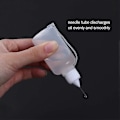 Miniatyrbillede 2 af 5: 10 stk. Plastikflasker med Dyser, Præcisionsspids Applikator Klemme Flasker til Lim Maling 20ml [db]