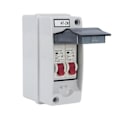 Pikkukuva 4 / 5: SG Ulkoilma Vesitiivis Jakelulaatikko Virtapiirin Katkaisija MCB C-tyyppi 2-tie AC 230V 400V C16+C20 db