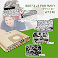 Miniatyrbild 5 av 5: 10 st dammsugarpåsar för 6.959-130.0 papperspåsar för Wd3 Wd3p Wd3 Premium dammsugare Db