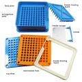 Miniatyrbilde 2 av 5: 100 hullers kapselfyllemaskin brett med passer DIY 00 Db Blue