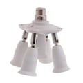 Miniatyrbild 1 av 3: 3/5 i 1 E26 E27 Standard Medium Skruv LED Ljusuttag Splitter Adapter Lampa db 5