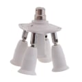 Miniatyrbillede 1 af 3: 3/5 i 1 E26 E27 Standard Medium Skrue LED Lysstik Splitter Adapter Lampe db 5