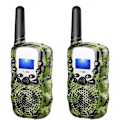 Miniatyrbild 1 av 2: Walkie Talkies för Barn - Lång Räckvidd, Sekretess, Röstaktivering, Ficklampa [DB] Green