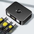 Miniatyrbilde 5 av 5: Skriver USB 2 Port USB-splitter for skriverdeling Skriverdelingsvelger [DB]