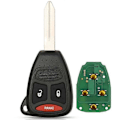 Pikkukuva 1 / 5: BEST KEY Kauko-ohjain Avain Dodge RAM JEEP Commander Compass Grand Cherokee Liberty Wrangler Chrysler KOBDT04A ID46 315/433 Mhz [DB] 2B PLUS 1B