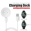 Pikkukuva 3 / 5: Huawei GT/GT2/ Watch -latausalusta [DB] White