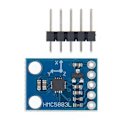 Miniatyrbilde 1 av 5: 2 stk -273 3V-5V HMC5883L Tre-akset Kompass Magnetometer Sensor Modul Tre-akset Magnetisk Felt M db blue