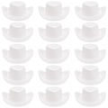 Pikkukuva 2 / 2: 20 kpl Mini Cowboy Hatit Mini Western Hatit Leikki- ja Juhla-Asusteet db White 20pcs