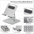 Miniatyrbilde 2 av 4: Tablet Stativ - Justerbar Aluminium, Ipad Tablet Stativ, Skrivebordsfeste Kompatibel Med Nettbrett