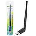 Miniatyrbillede 2 af 5: Mt7601 USB WiFi Trådløst Netværkskort Adapter Med Antenne Til TV Set Top Box [DB] Black