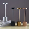 Miniatyrbild 1 av 4: Sladdlös Bordlampa Uppladdningsbar, Sakringt 5000mAh Batteridriven Led Matbord {Db} Silver
