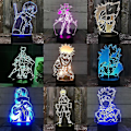 Miniatyrbillede 4 af 4: 3D Natlys Naruto Team Uzumaki Naruto Sasuke Sakura Figur  LED Natlampe [DB] D 1pc