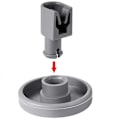 Miniatyrbilde 4 av 5: 12 stk oppvaskmaskin hjul nedre kurv hjul for Aeg Electrolux Favorit Zanussi oppvaskmaskin hjul  [dB}