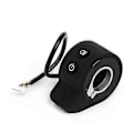 Miniatyrbillede 1 af 5: Accelerator Gaspedal til HX X8 Elektrisk Scooter Kontakt Tænd/Sluk Lampe Knap Tommelfinger Gas Kontrol Dele Tilbehør [db] black