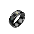 Miniatyrbild 1 av 3: Rl Multifunktionell klockpartner temperaturkänsla intelligent titanstål smart ring färgförändrande ring 4 färger