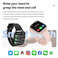 Miniatyrbild 5 av 5: Shibingsheng G42 smartklocka Bluetooth Talk HRV-funktion Blodglukos [DB] Pink