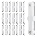 Magneter för flugnät, 22-pack självhäftande magnetremsor, permanenta magneter [DB]