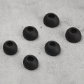Miniatyrbillede 2 af 5: 1 par bløde silikone ørepropper, der forhindrer, at de falder ud, udskiftning af ørepropper, der dækker Huawei Freebuds 4i [DB] Black M