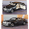 Pikkukuva 1 / 5: 1/32 Rolls Royce Phantom Diecast-leluauto pienoismalli luksus super vetää taakse ääni ja valo ovet avattavat keräilylahja lapselle Db Rolls-Royce Wraith7