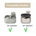 Miniatyrbilde 2 av 5: Memory Foam Ørepropper Øreputer Øretelefon For Wf-1000xm4 Ørepropper [DB] Gray M