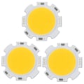 Pikkukuva 1 / 5: Db 3x 5w Chip Light Round Cob Super Bright Led Light Led Lamp Bulbs Warm White Dc15-17v