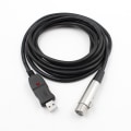 Miniatyrbilde 1 av 5: 3m USB hann til XLR hunn mikrofon USB mikrofon koblingskabel ny [DB] black