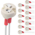 Miniatyrbilde 1 av 4: Bi-Pin Base, G4, GU5.3, G6.35, GY6.35, GX5.3 MR16, GZ4 MR11, Halogen Glød Sockel Keramisk Kropp Lampeholder (12stk)  [dB}
