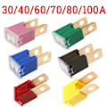 Miniatyrbillede 3 af 5: 100A 80A 70A 60A 50A 40A 30A PAL Han Slow Blow Bil Auto Sikring til Honda Mazda [db] 40A