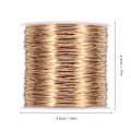 Pikkukuva 2 / 2: 1 rulla puutarhanhoitoa varten tarkoitettua kuparilankaa korujen valmistukseen, kuparilankaa askarteluun, kuparilankaa [db] Golden 10.00X8.00X8.00CM