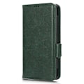 Miniatyrbillede 5 af 5: Til Asus ROG Phone 7 5G Mobiltelefon Wallet Case PU Læder Præget Trekant Stand Cover [DB] Green