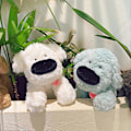 Miniatyrbild 3 av 5: Mjukdjur Leksak Mjuk Utdragbar Tunga Sött Uttryck Plysch Stor Näsa Hund Leksak Barns Sällskap Födelsedagspresent Heminredning Jiyuge [Db] Blue