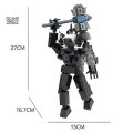 Miniatyrbild 2 av 5: Skibidi toalett leksak byggsten titaner kamera man tv man kameraman speakerman skibidi toalett klocka man titaner borr högtalare db 27cm