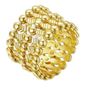 Pikkukuva 1 / 5: S925 hopearengasranneke 2-in-1 muuntautuva rengasranneke teleskooppirengas naisille DB Gold No Diamond