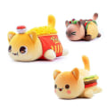 Miniatyrbild 4 av 5: Aphmau Meow Meows Plysch Aphmau Plysch Leksak Docka Present 25cm [DB] hamburger cat