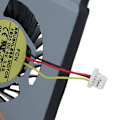 Miniatyrbillede 5 af 5: Cpu-køleventilator til bærbar computer til Hp 669934-001 Pavilion Dm4 Dm4-3000-serien 669935-001 [DB] Black