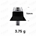 Miniatyrbillede 3 af 3: Fodboldstøvler Fodboldknopper Rugby Knopper Udskiftning Plastik Nylon Aluminium (2 stk.) [db] 16MM