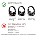 Miniatyrbillede 4 af 5: Reservedele til reparation af øverste hovedbøjle til Beats Studio 3_fsdxm {DB Defiant Black-Red