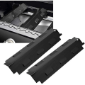 Miniatyrbilde 5 av 5: Universal erstatning grillvarmetelt for grillporselen stål Bbq varmeplate skjold varmetelt smakstilsetningsstang brennerdeksel flammedemper for Db 2Pcs