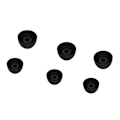 Miniatyrbillede 2 af 3: 6 stk. udskiftningsørepropper i blødt silikone til Samsung Galaxy Buds2 DB Black Style A