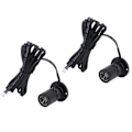 Miniatyrbild 5 av 5: Dimbar Mini Spotlight 5V Mini LED Spotlight 1 till 2 Spotlights med Dimmer för Display Smyckeskåp Veranda [Db] Black Natural Light