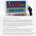 Pikkukuva 3 / 5: Digitaalinen lämpötilansäädin 220V Max 5000W Digitaalinen termostaatti 30A -19 - 99 Lämpötilan säätö [db] As Shown
