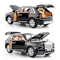 Miniatyrbilde 1 av 5: 1/32 Rolls Royce Phantom Diecast Lekebil Miniatyrmodell Luksus Super Pull Back Lyd & Lys Dører Åpningsbar Samling Gave Barn Db Rolls-Royce Cullinan