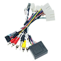 Miniatyrbilde 5 av 5: Bil 16PIN Android Lyd Strøm Radio Ledningsnett med Canbus Box Biltilbehør for /Tiida 2014-20 [DB] black